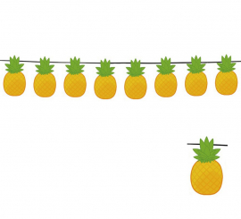 Pineapple Garland of 15 pieces of 300 cm