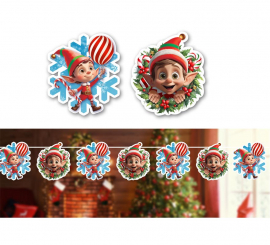 Guirlanda de elfos de 300 cm Guirlanda de elfos de 300 cm