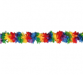 274 cm multicolor Hawaiian garland