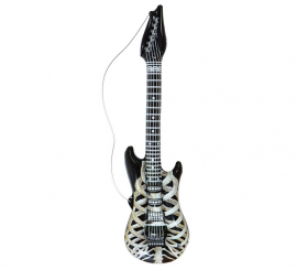 105 cm aufblasbare Skelettgitarre