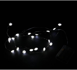 2 Mts thread. with 20 LED Snowflake