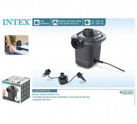 Hinchador eléctrico Quick-Fill  Consigue tu hinchador eléctrico barato en  INTEX