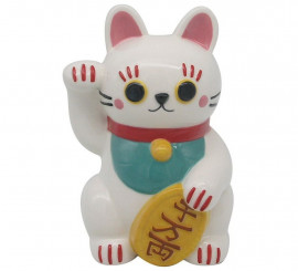 Maneki Neko Lucky Cat Ceramic Piggy Bank