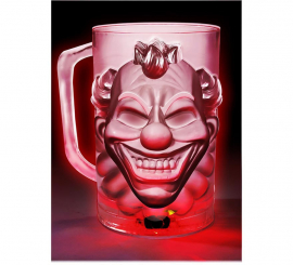 Caraffa Killer Clown con luce 700 ml