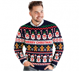 Men's Christmas Snowman Sweater