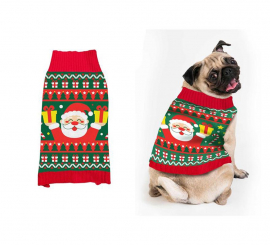 Santa Claus Christmas Sweater for Dogs