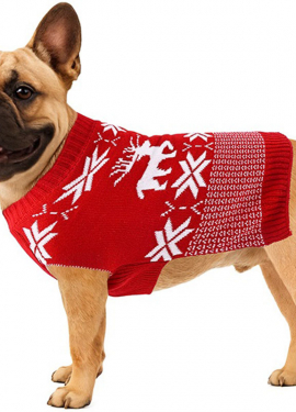 Jersey Navideño de Cenefa para perro