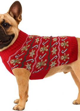 Jersey Navideño de Jengibre para perro
