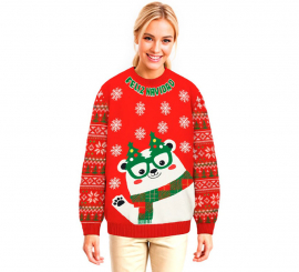 Jersey Navideño Osito Polar para adulto