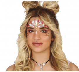 Adhesive Facial Jewels with Stars