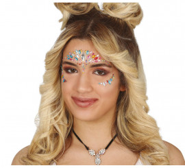 Multicolor Adhesive Facial Jewelry