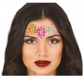 Neon Flower Facial Jewelry