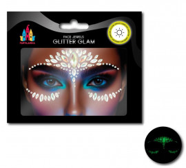 Bijoux pour le visage Gems Gouttes luminescentes pour adultes