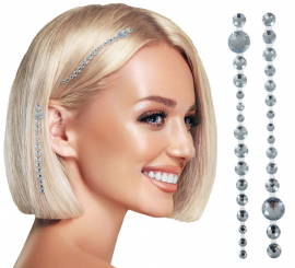 Joyas para el Cabello brillantes de 13x25 cm adulto