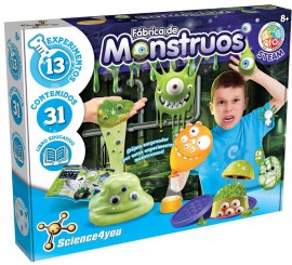 Juego Fabrica de Monstruos con Slime y 13 Experimentos Mas.