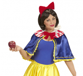 Kit Branca de Neve para Mulher: Capeline e Laço