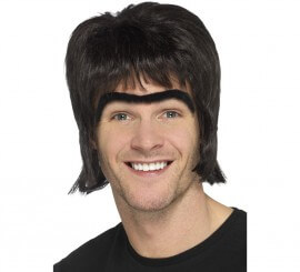 90s Britpop Kit: Wig and Unibrow