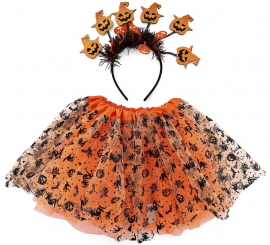 Pumpkin Kit: Headband and Children's Tutu