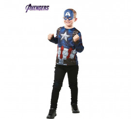 Captain America Kids Kit: Top and Mask