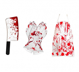 Butcher Killer Kit: Apron, Gloves, and Axe