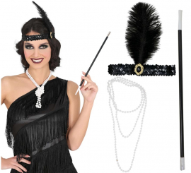 Kit de Charlestón de 3 Accesorios para mujer