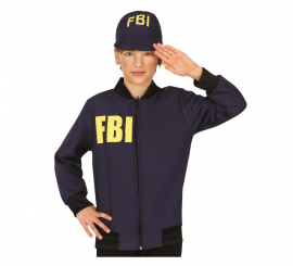 Kit FBI per bambini: cappello e giacca