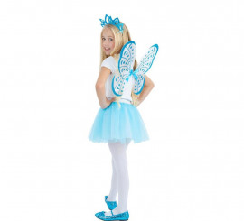 Children's Blue Butterfly Kit: Tutu, Wings and Tiara