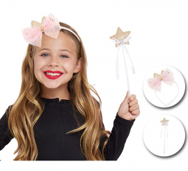 Magical Princess Kit for Kids: Headband and Wand