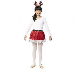 Reindeer Kit: Antlers Headband and Skirt