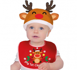 Reindeer Kit for Kids: Red Hat and Bib