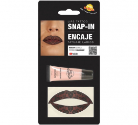 Lace Lips Tattoo Kit mit Feuchtigkeitscreme