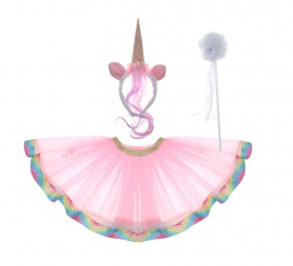 Rainbow Unicorn Kit: Tutu, Headband and Wand