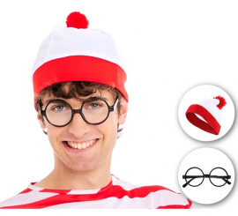 Wally Adult Kit : Glasses and Hat