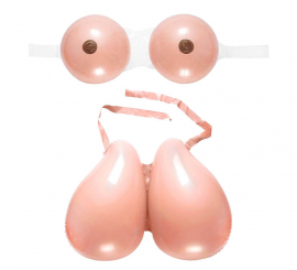 Bachelor Party Kit: Giant Inflatable Breasts and Buttocks