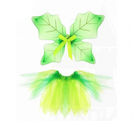 Children's Green Fairy Kit: Wings and Tutu