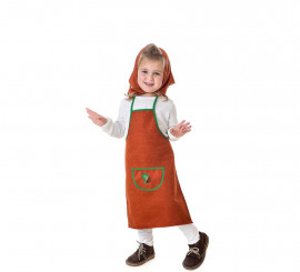 Kit or Costume of Chestnut Tree Tile Green Leaves for girl