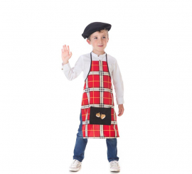 Red Check Chestnut Tree Kit or Costume for children