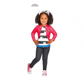 Gabbys Dollhouse Children's Costume Kit: Headband, Top and Jacket