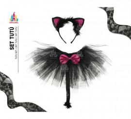 Kit Tutu Black Cat