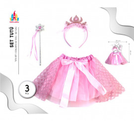 Kit Tutu Diadema Varita Princesa