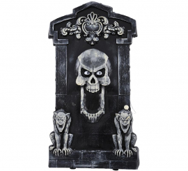 Gargoyle Cemetery Tombstone with Light and Sound 91.5x50 cm