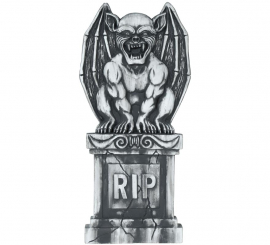 Tombstone with Gargoyle of 90x40 cm