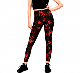 Bloody Footprint Leggings for Women
