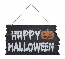 'Happy Halloween' Schild 34X19 cm