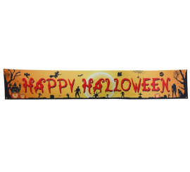 'Letrero ''Happy Halloween'' Tela de 290x50 cm'