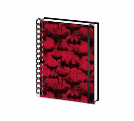 Batman Red DC Comics Notebook