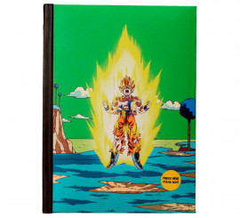 Caderno com luz Goku Namek Dragon Ball