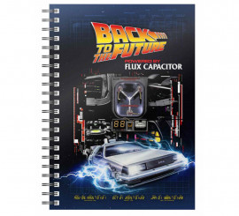 Notebook A5 Back to the Future Flux Capacitor