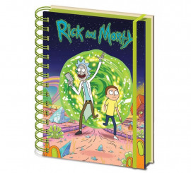 Premium A5 Rick and Morty Notebook