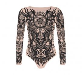 Devil's Tattoo Effect Jersey for Women Devil's Tattoo Effect Jersey for Women
